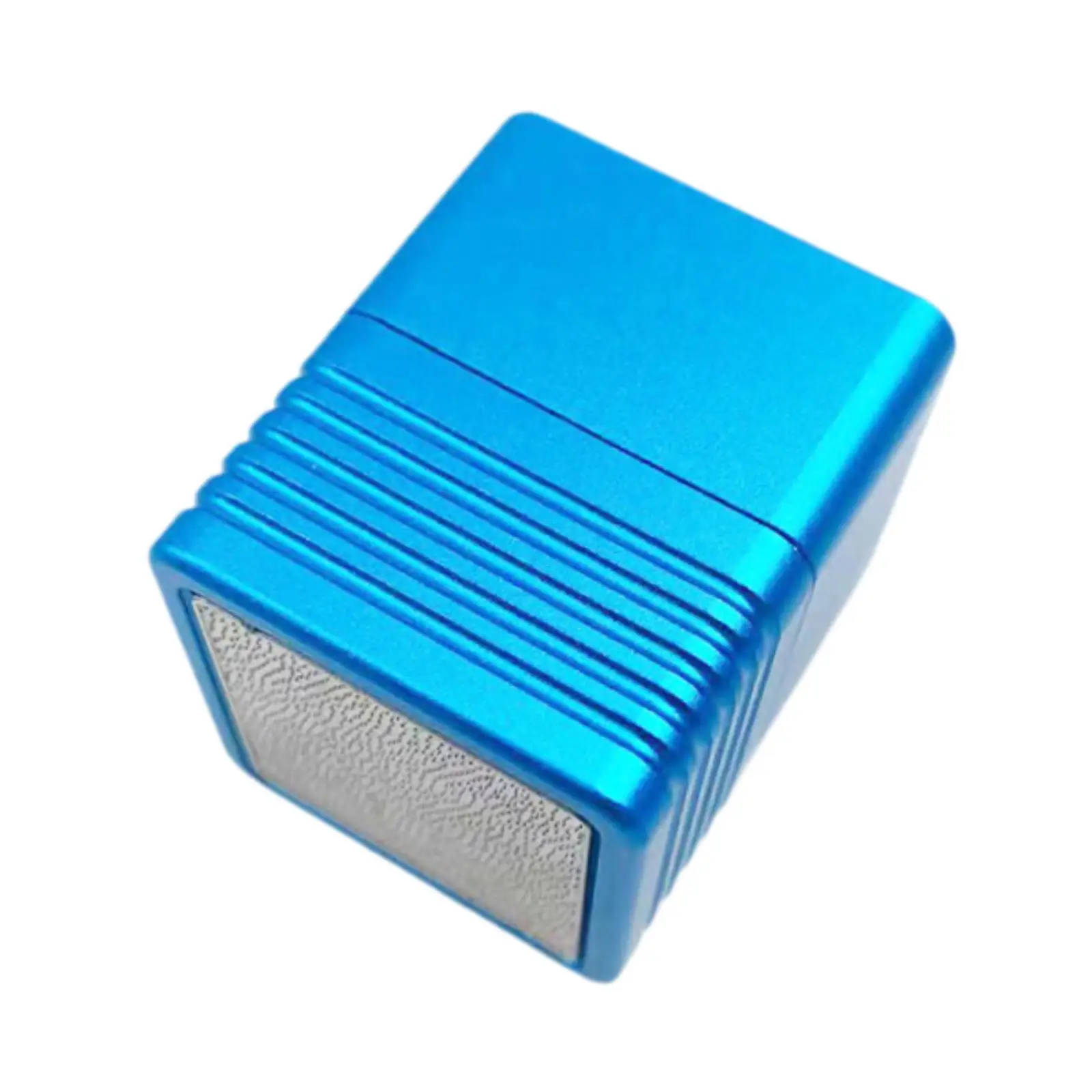 Portable Pool Chalk Holder Protective Storage Box Aluminum Billiard Cue Tool for Table Cue Cleaning Supplies