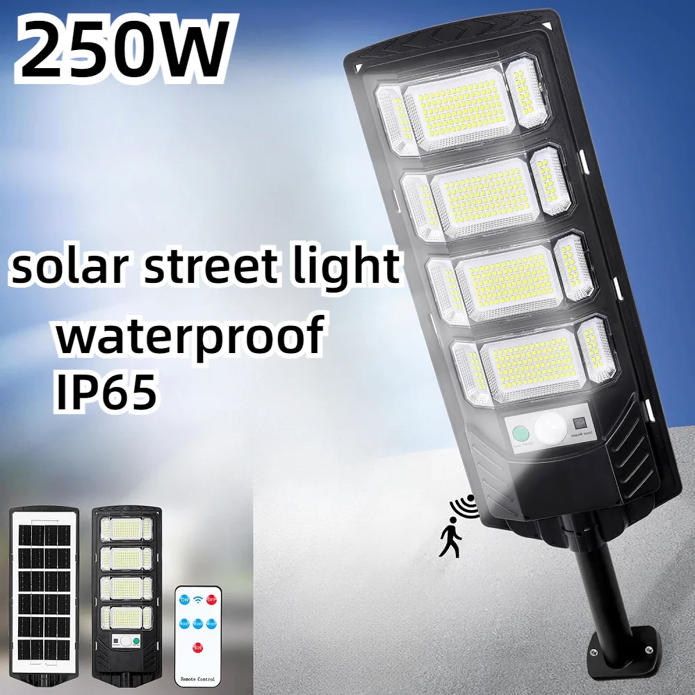 10000LM Powerful Solar Lights Outdoor Sunlight Charge With Motion Sensor Waterproof Solar Wall Lamp Garden Led Solar Spotlight