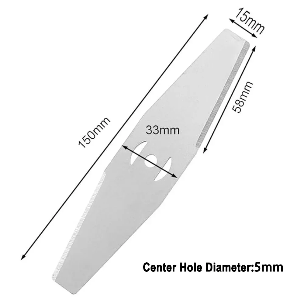 150 mm Metall-Rasentrimmerkopf, Ersatz-Sägeblätter für Akku-Rasenmäher, Hausgarten, Elektrowerkzeuge, Rasentrimmer