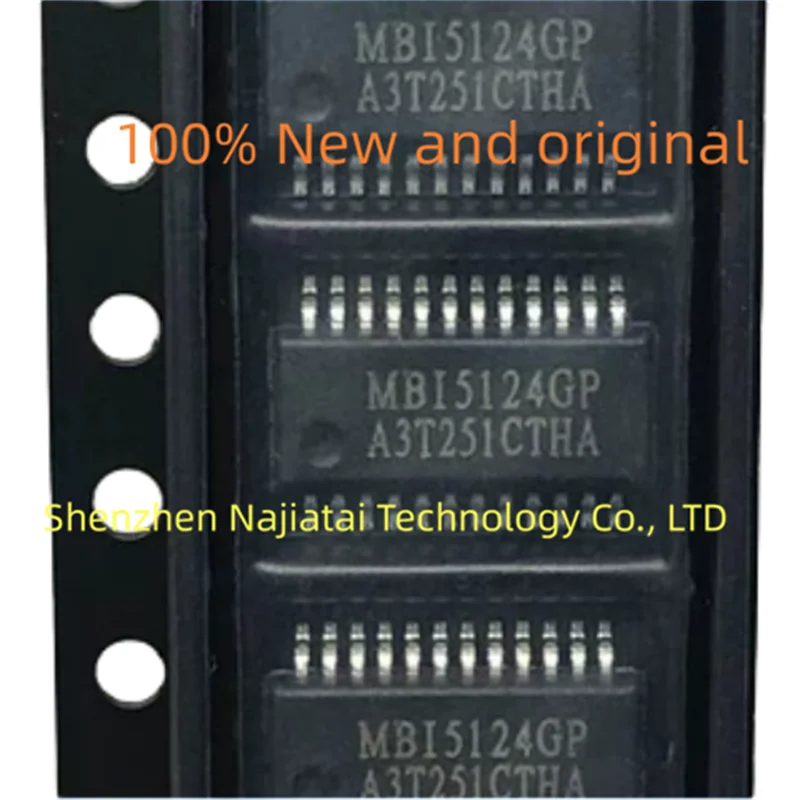 50PCS/LOT 100% New Original MBI5124GP MBI5124 SSOP24 IC Chip