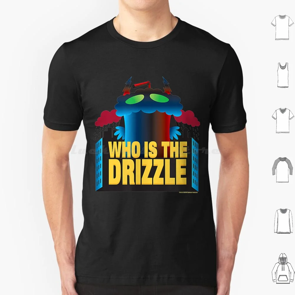 Who Is The Drizzle T Shirt Big Size 100% Cotton Aqua Teen Hunger Force Adult Swim Athf Meatwad Master Shake Funny Cartoon Aqua