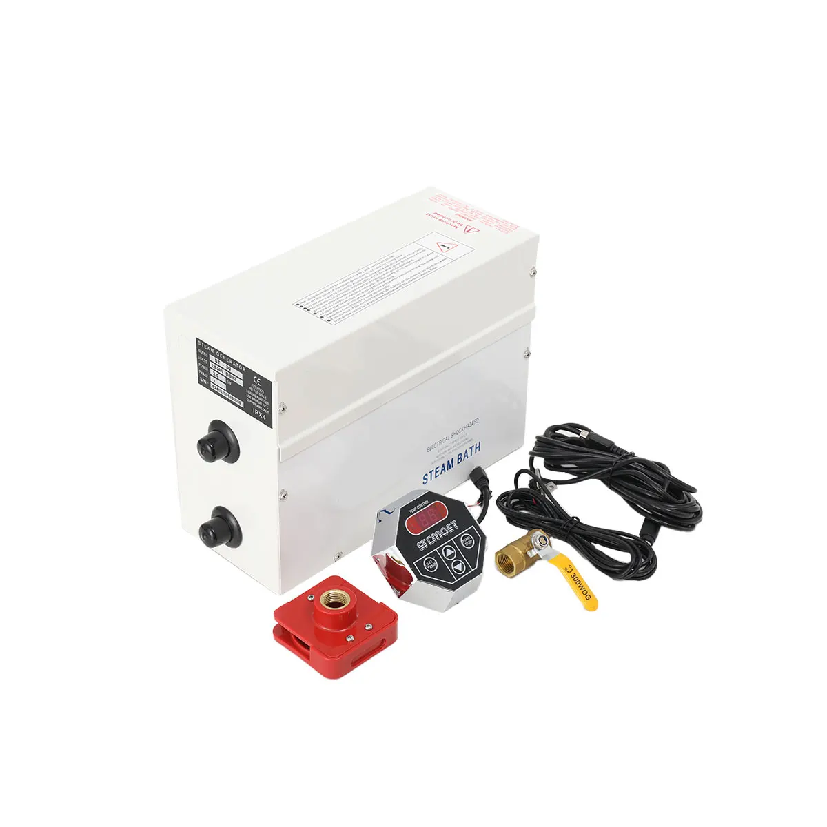3KW Stoomgenerator Thuis Stoommachine Badkamer Sauna Apparatuur Sauna Bad SPA Stoomdouche met Digitale Controller - afbeelding 2