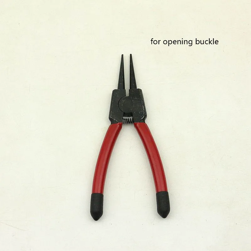 1pc Zipper Buckle Pliers Stainless Steel Clamp Tooth Coded Resin Button Ring Open Slot Pliers Tool DIY Install Modify Accessory