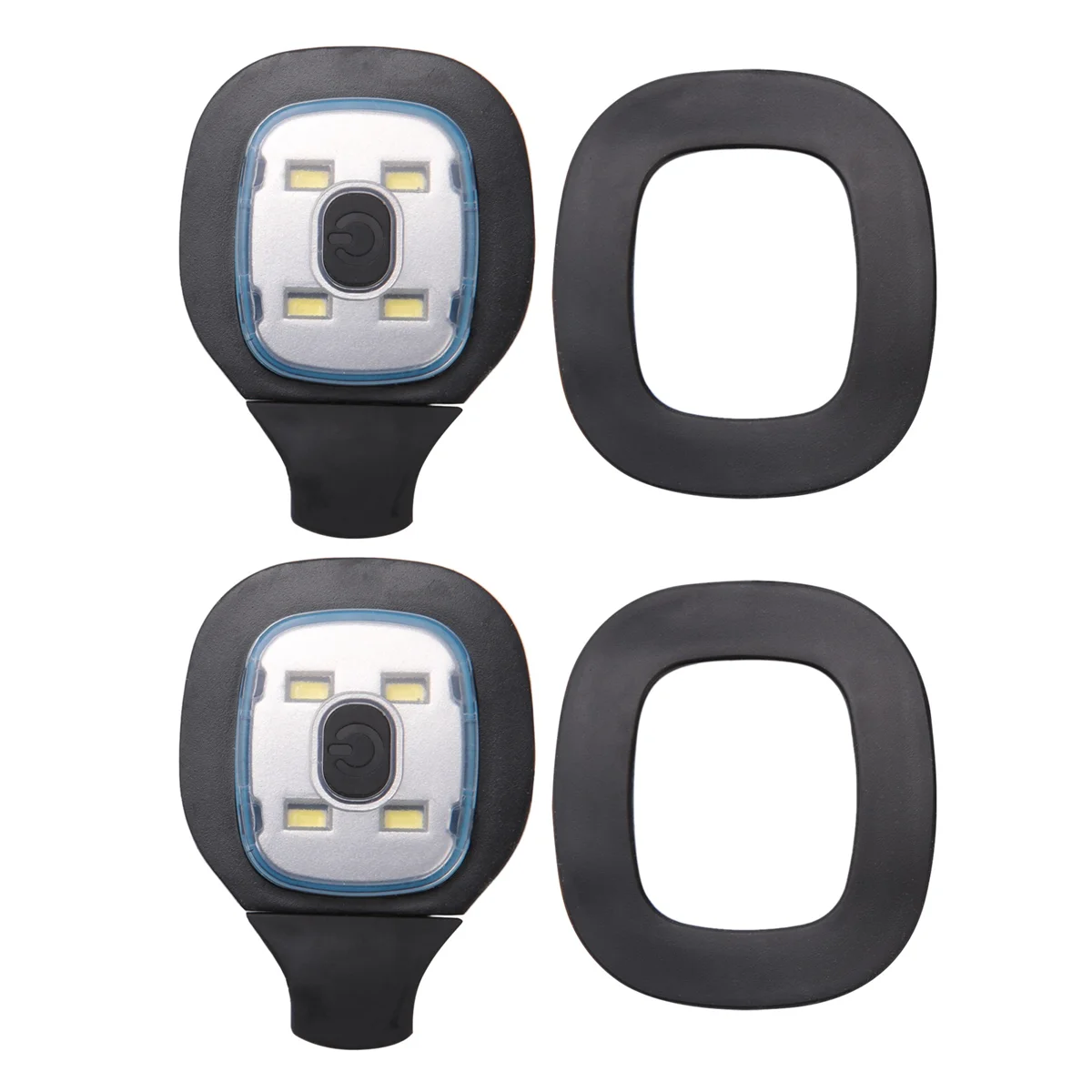 A97T2Pcs USB Rechargeable Light for LED Beanie Hat,Replaceable Headlamp Cap DIY Hat Light for Men and Women