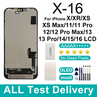 AAA++ OLED For iPhone 13 Pro Max LCD 12 Mini 13 Display Digitizer Touch Screen INCELL For iPhone 12 Pro Max 14 Plus 15 Pro LCD X