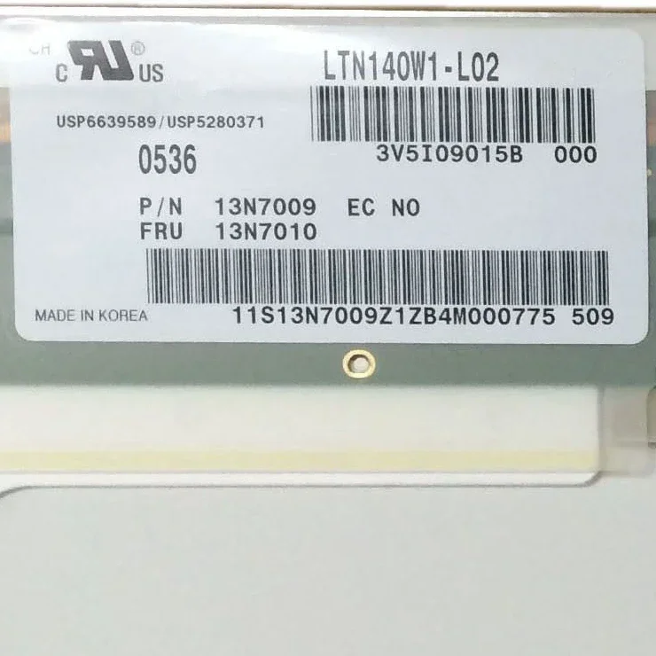 LTN140W1-L02 14.0 fit B140EW01 LTN140W1-L01 B140EW02 QD14WL01 LAPTOP LCD SCREEN