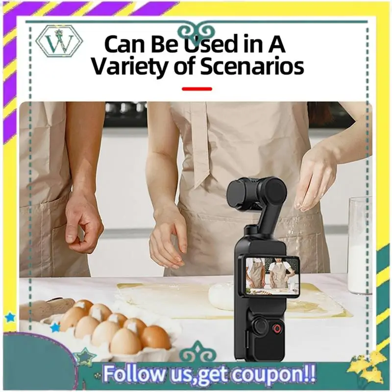 A28Q-Mount Adapter Connector With Tripod 1/4 Gimbal Camera Quick Release Bracket Camera Charging Base For DJI OSMO Pocket 3