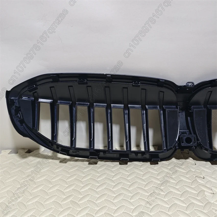 Single Slat Racing Grills For BMW 3 Series G20 G21 318i 320i M340i 2019-2022 M-Pack Gloss Black Front Bumper Kidney Grill Grille