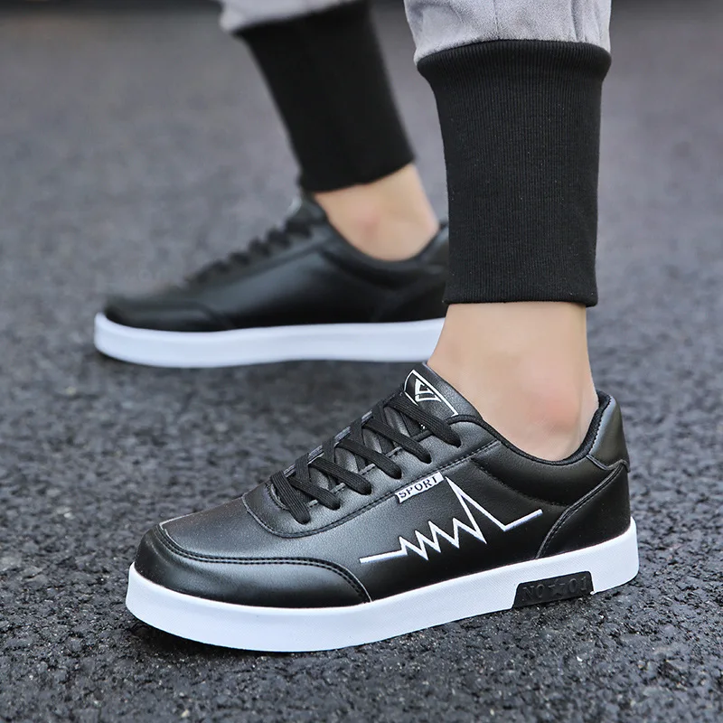 Men Casual Shoes Classic New Fashion Flat Breathable Sneakers Light Shoes Male Tennis Sneaker White Business Travel Footwear