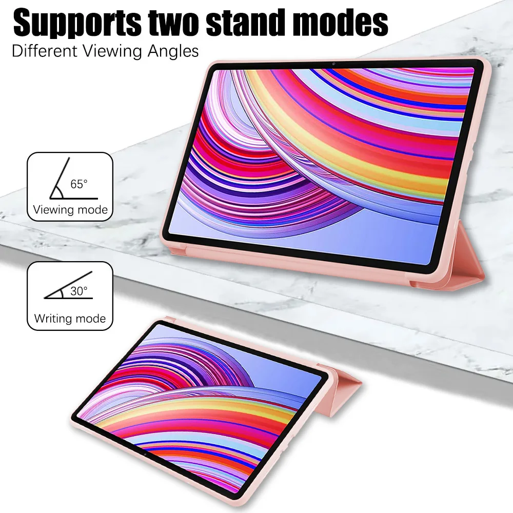 Tablet Case for Redmi Pad Pro 12.1 inch 2024, Auto Sleep/Wake, Foldable Stand Cover, Scratch and Slip Resistant