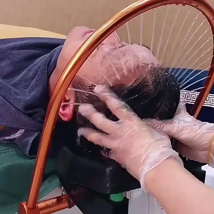 Thai hair treatment shampoo bed barber shop special beauty bed fumigation intelligent constant temperature water circulation bed