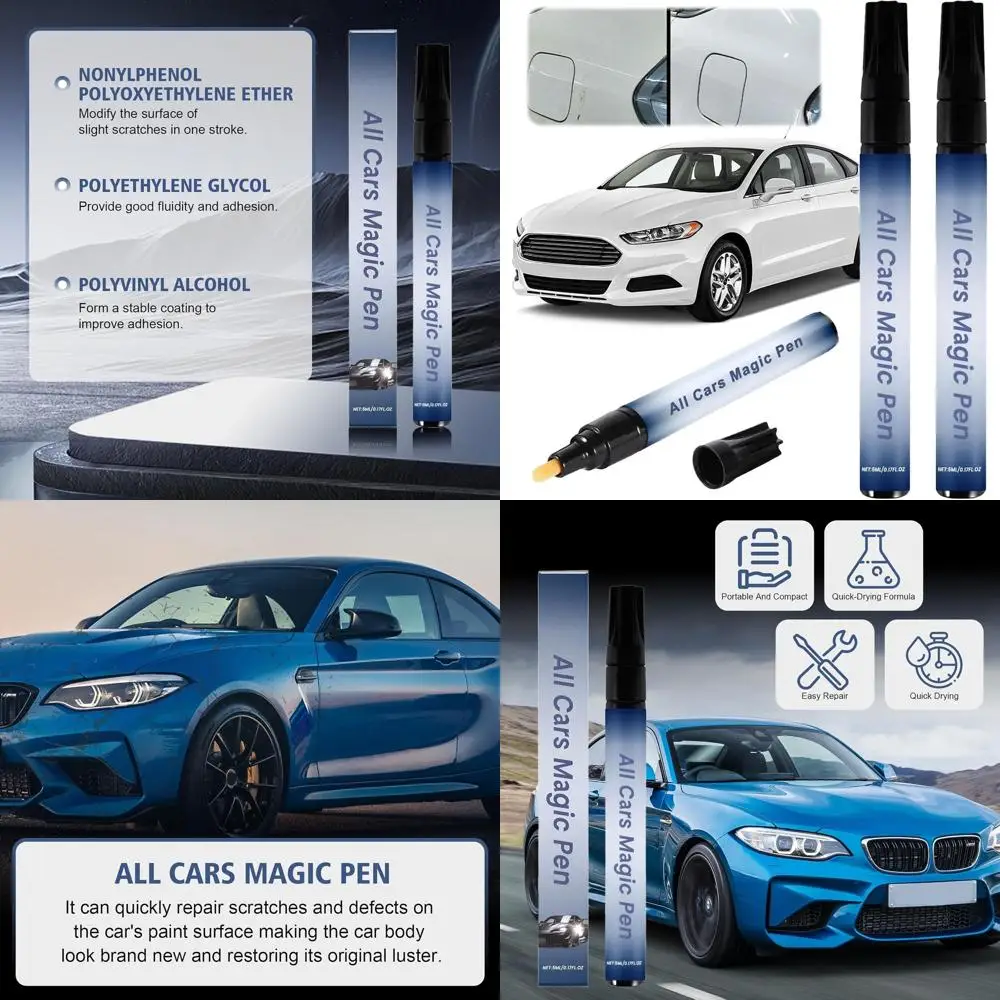 

Magic Car Scratch Remover Pen – Quick & Easy Paint Repair for All Vehicles, Fix Scratches, Chips & Scuffs Instantly, Waterproof