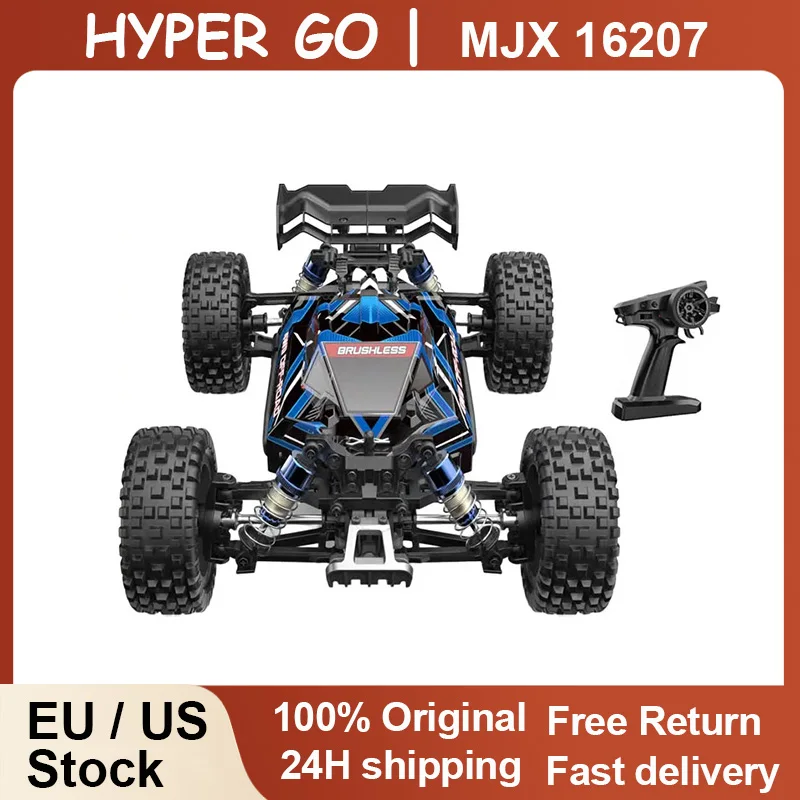 

HYPER GO MJX 16207 1/16 RC Car Brushless 2.4G 4WD Racing Car Brushless 70KM/h Off-Road Remote Control RC Truck Hobby Toy