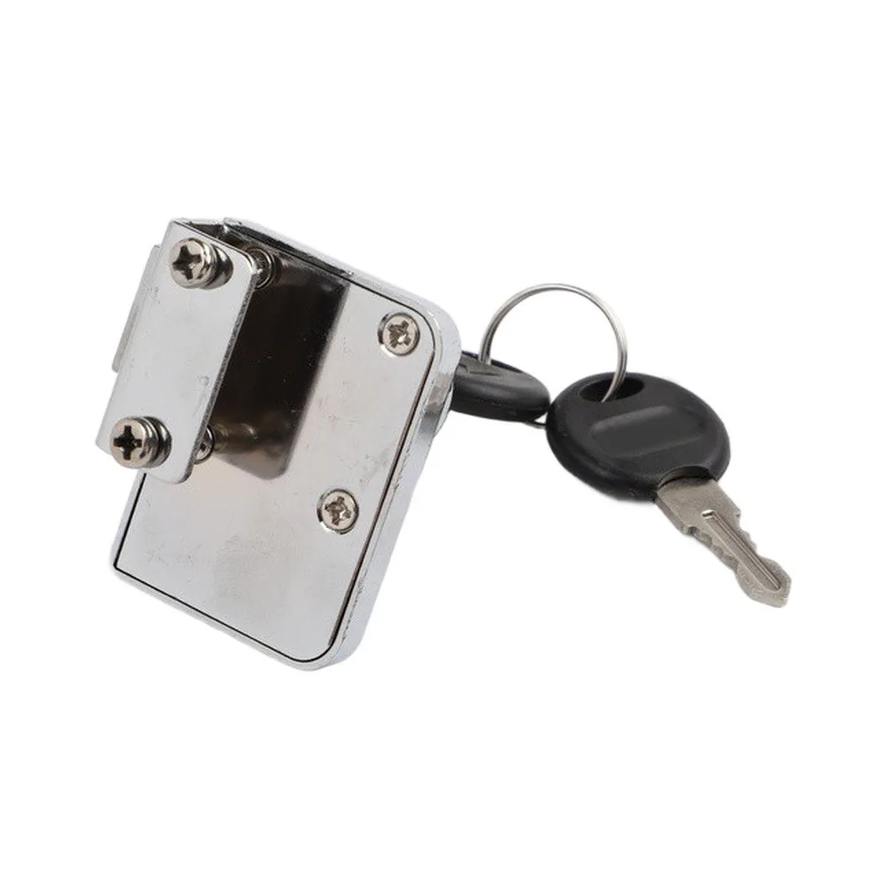 Wine Cabinet Locks Door Lock Metal 1 Pc Display For 5-8mm Glass Set Single/double Doors Sliding Glass Zinc Alloy