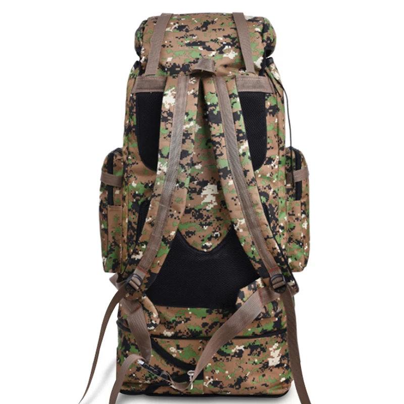 100L Men Large Camping Bag Hiking Backpack Luggage Outdoor Climbing Trekking Travel Tactical Shoulder Bags Sport Camouflage