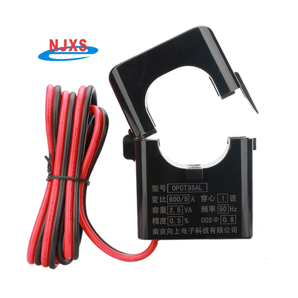 Split Ferrite Core Current Transformer Open Loop AC CT 100A 150A 200A 250A 300A 350A 400A 500A 600A 5A Clamp OPCT35AL Supplier