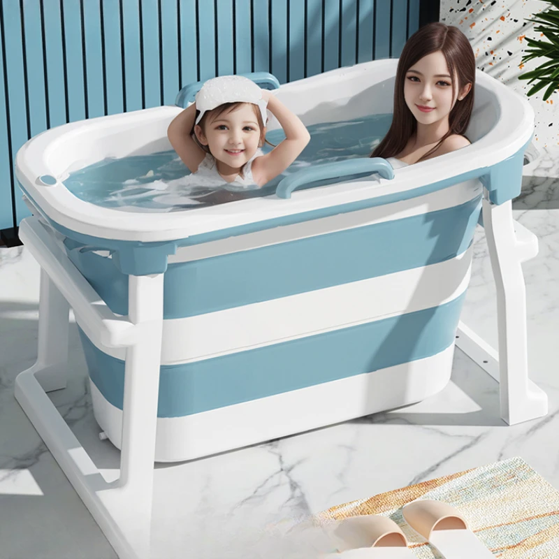 

Modern Bath Collapsible Bucket Water Cubeteras Fomentation Machine Plastic Buckets Foldable Adult Banheira Badewanne Supplies