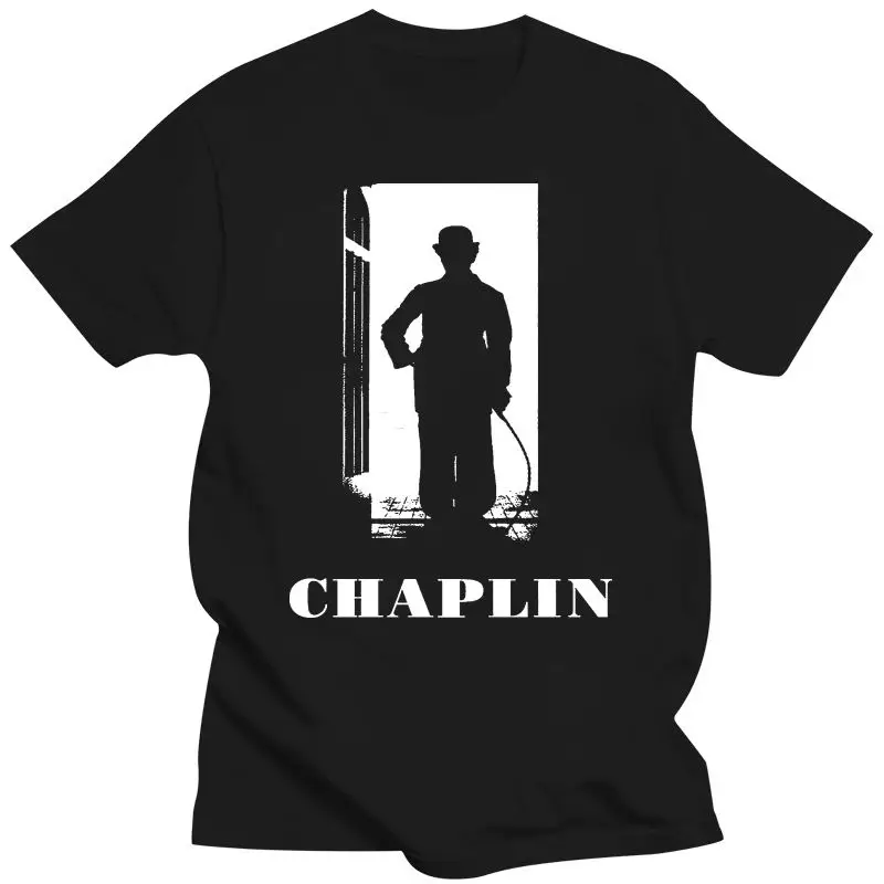 Camisetas divertidas de Chaplin para hombre, ropa de Fitness, camisetas con logotipo fresco, camisetas personalizadas, Tops