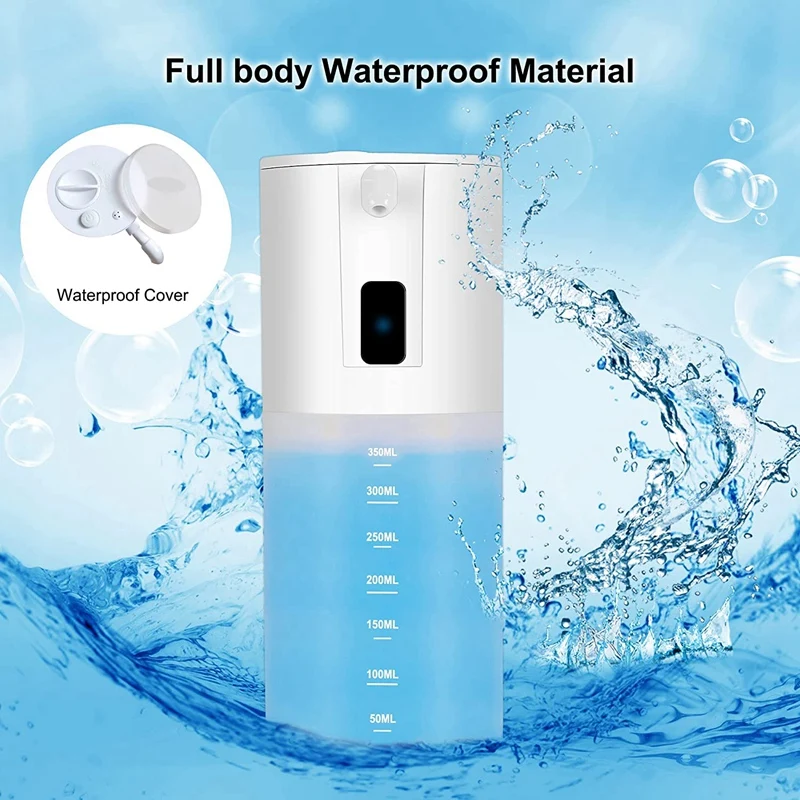 Dispenser di sapone, Dispenser di sapone schiumogeno senza contatto con sensore a infrarossi, Dispenser di sapone in schiuma impermeabile per il bagno