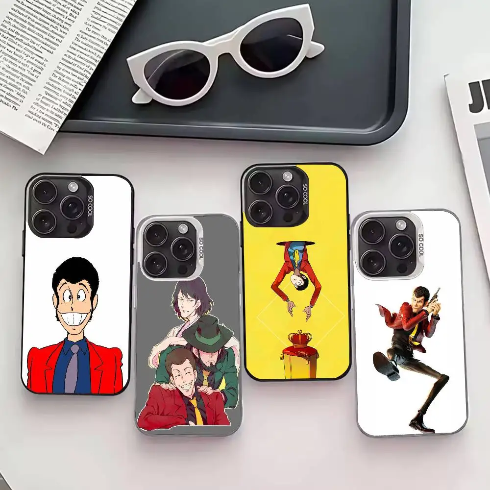 

L-Lupin The T-Third Phone Case For iPhone 17,16,15,14,13,12,11 Plus,Pro Max,XS,Colored silver phone case