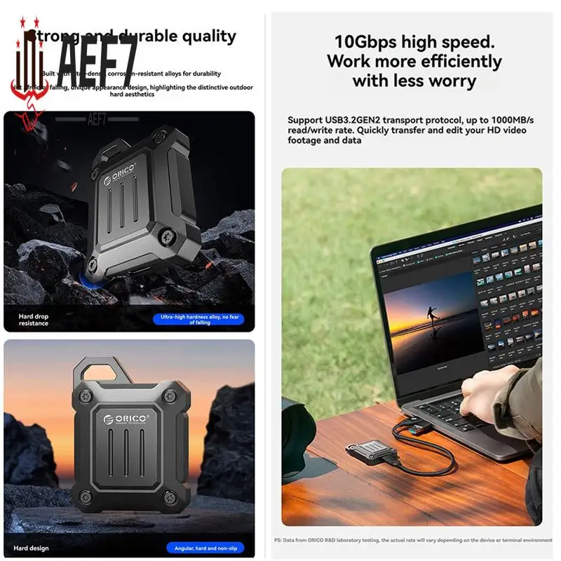 

Корпус AEF7-ORICO M.2 Nvme 2230 10 Гбит/с USB 3.2 Gen 2 Корпус внешнего жесткого диска M.2 Nvme Корпус внешнего жесткого диска