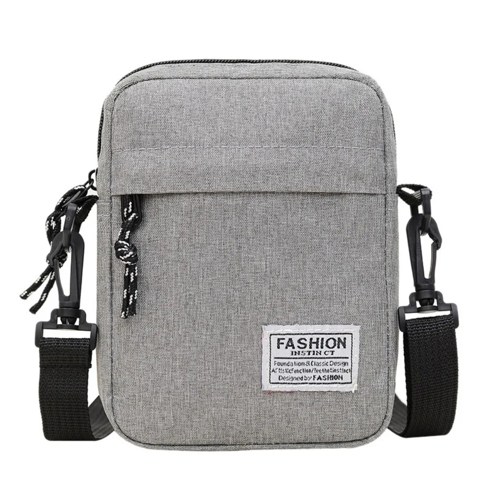 Portable Oxford Cloth Shoulder Bag Black Grey Blue Business Crossbody Bag Retro Bag Casual and Fashionable Men Hand Bag