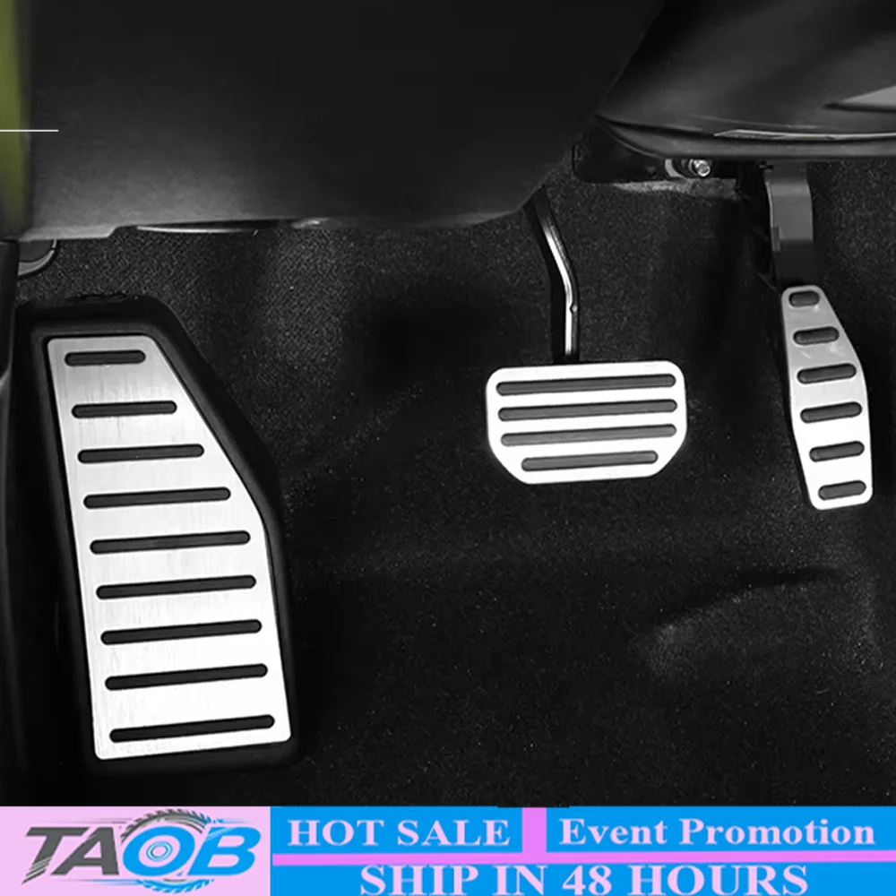 Car Gas Brake Pedal for Suzuki Jimny Sierra JB64 JB74 2019~2024 Stainless Steel Anti-Slip Footrest Clutch Pedal Cover Accessorie