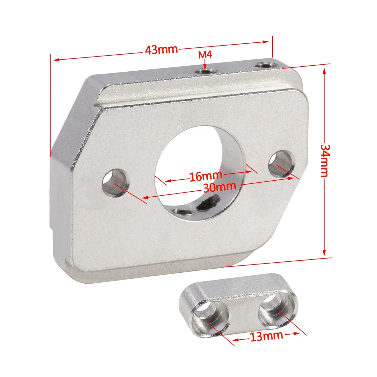 Aluminum Alloy Sliding Motor Mount Plate for ARRMA 1/5 KRATON 8S Monster Truck Fits Hobbywing EzRun 5687 5690 Castle 2028 2217