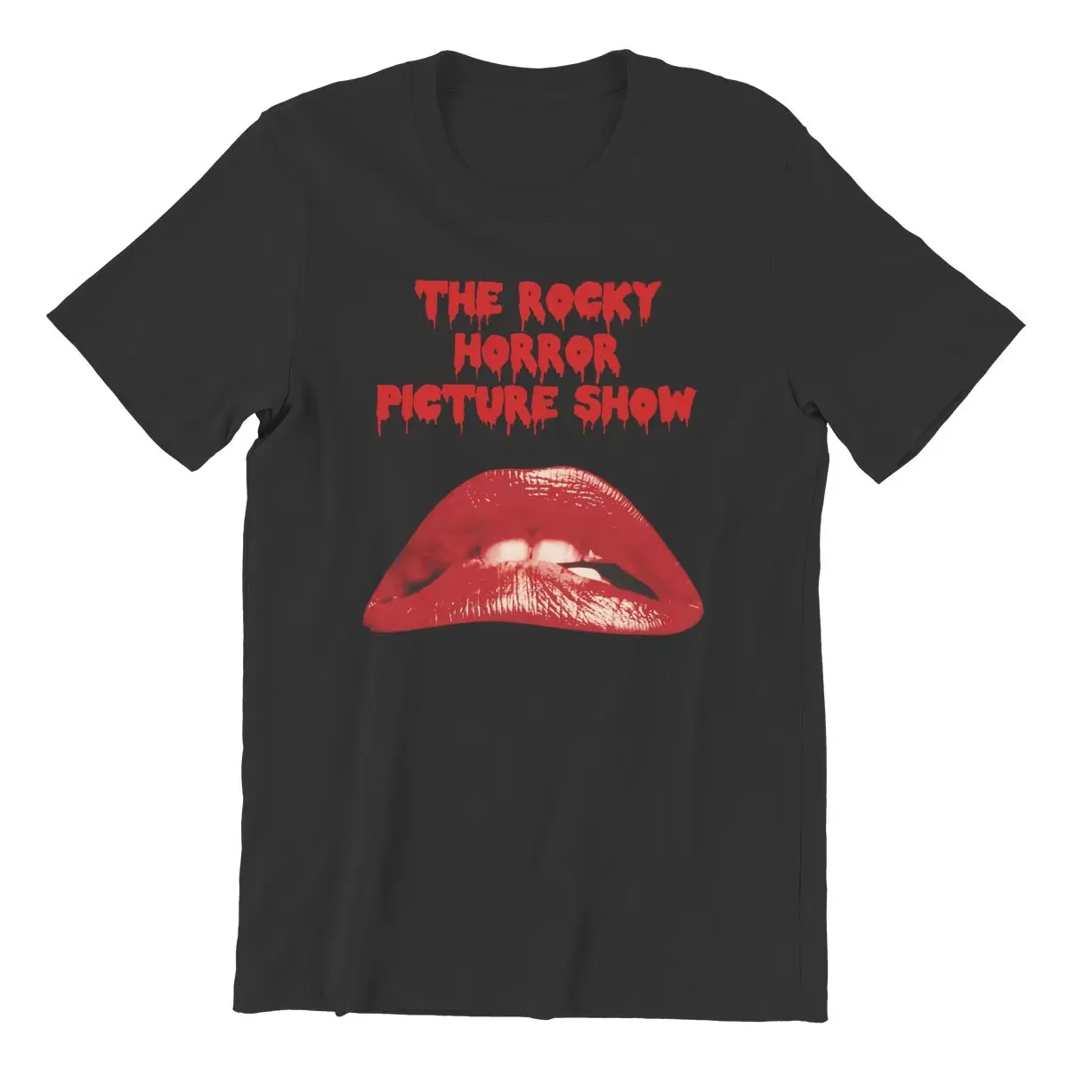 The Rocky Horror Picture Show Dr Frank N Furter Funny T-Shirt Pure Cotton printed mens graphic t shirts for men