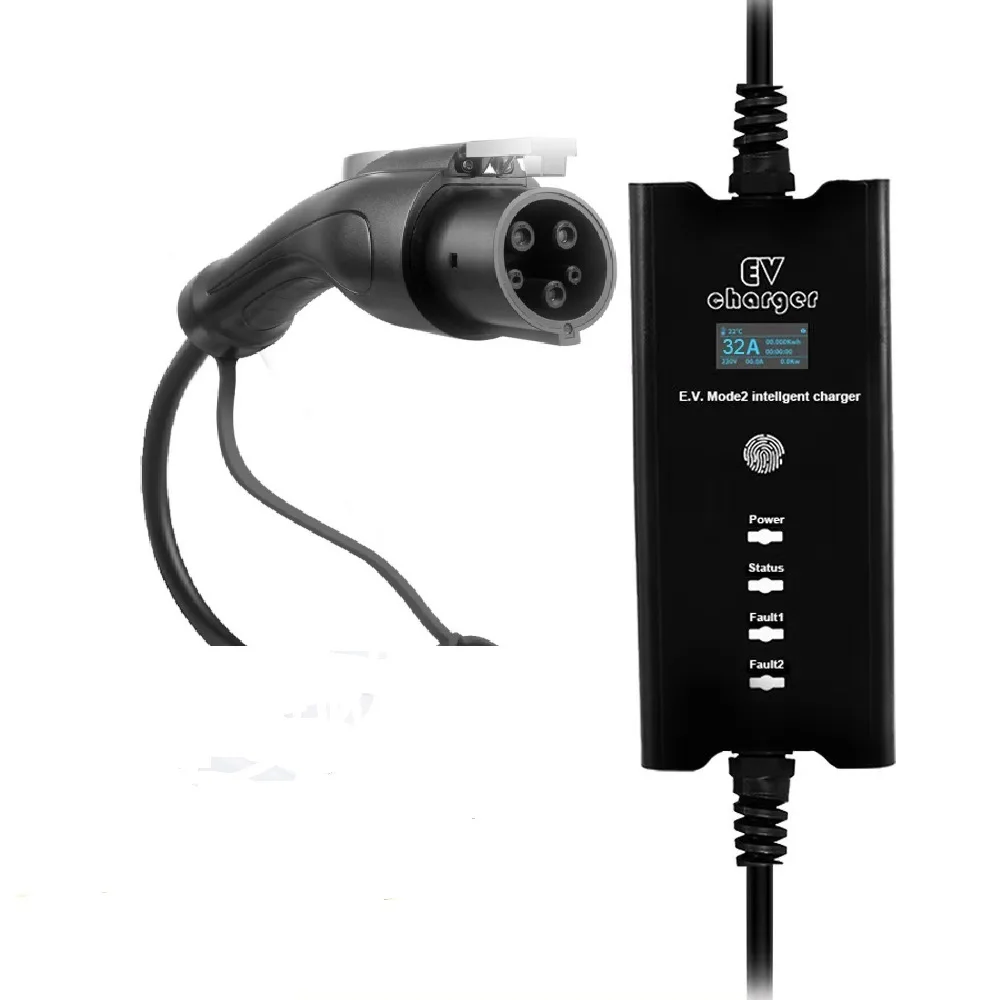 Type1 16A Adjust AC Ev Charger 3.5KW Adjustable Current Portable Ev Charger Electric Vehicle Car Charger Type 1 J1772