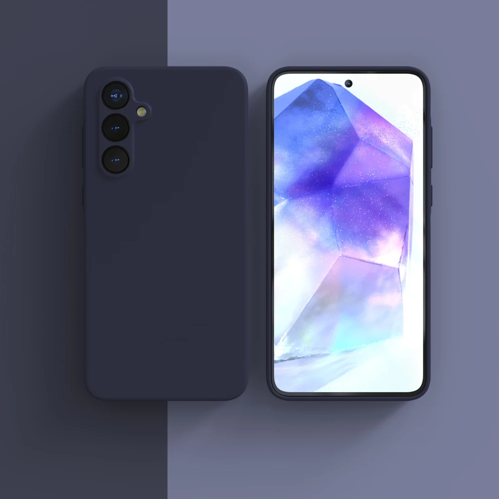 Coque souple en silicone liquide pour Samsung Galaxy A55, housse de téléphone, pare-chocs, A 35, 55, 34, 54, 5G, A35, A15, A14, A34, A52, nouveau