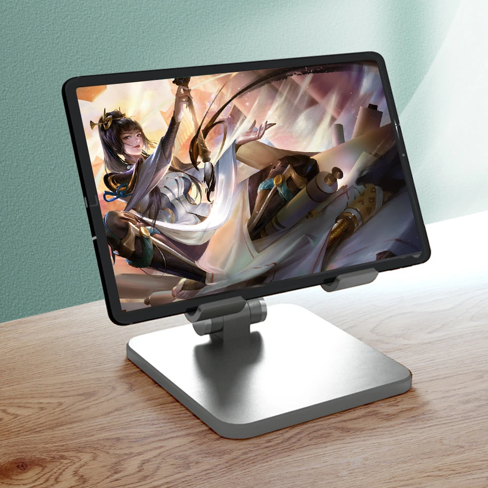 Tablet Stand Adjustable Angle Portable Monitor Stand Universal Phone Holder for iPad Pro 12.9/iPad Air/iPad/iPad Mini