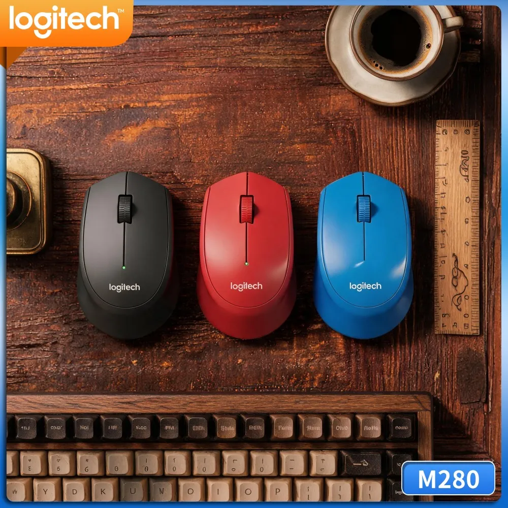 Light Build Wireless Mouse M280 2.4G Long Working Standby For Pc Laptop Home Office Everyday Routine Computer Tasks