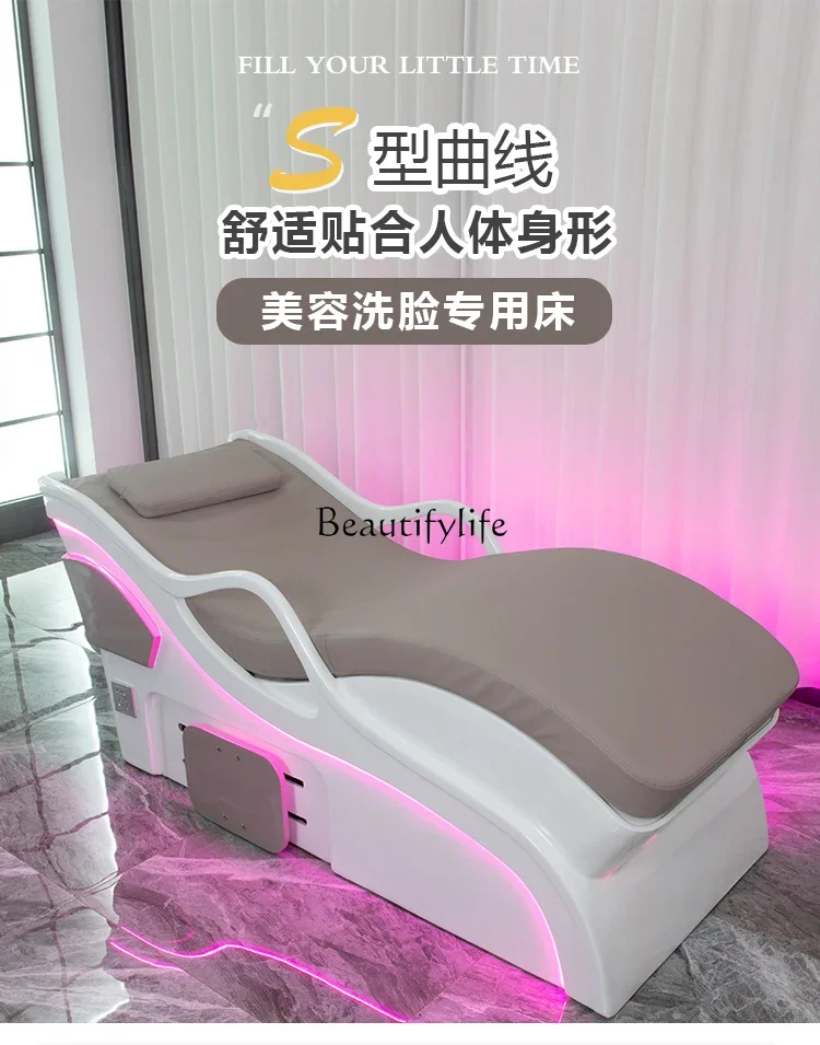 Face Wash Facial Bed Beauty Salon Special Ear Cleaning Solid Wood Massage Nail Beauty Eyelash Beauty Physiotherapy Bed