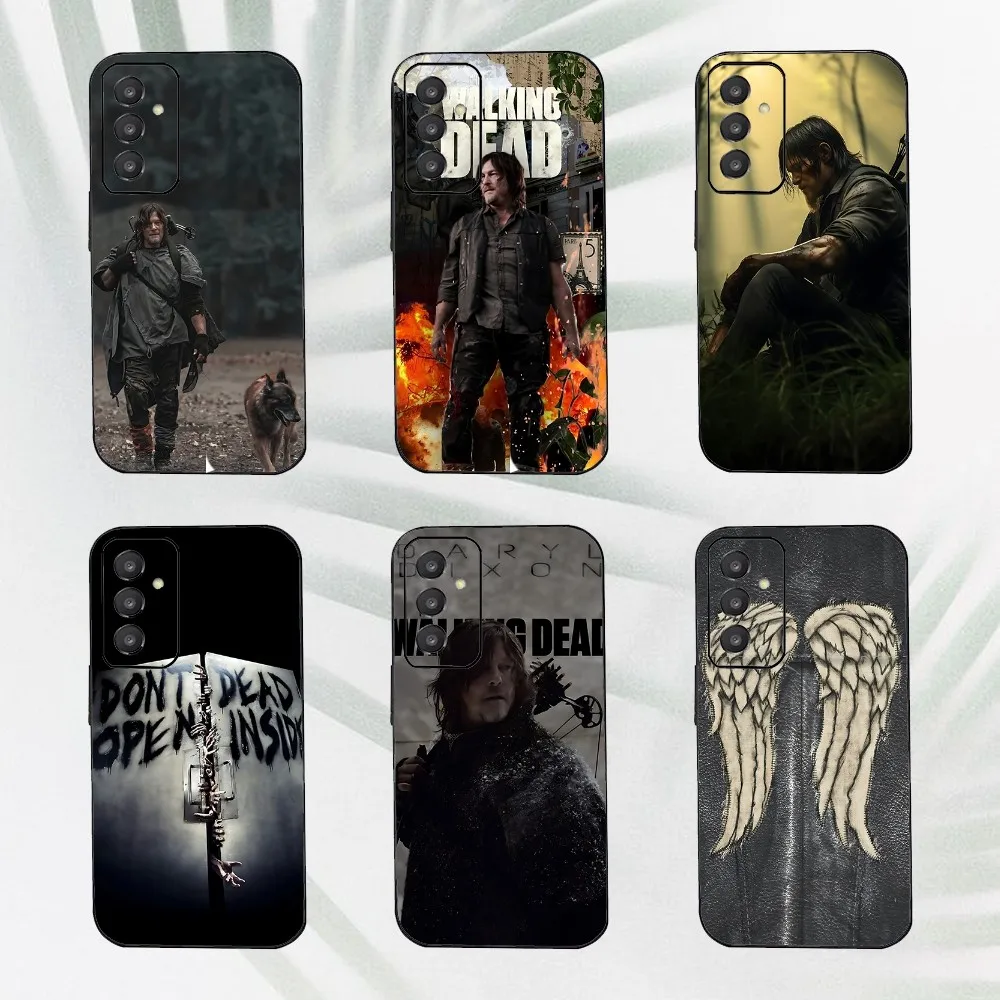 The Walking Dead Daryl Dixon Phone Case For Samsung Galaxy A52 A12 A51 S21 Edge S22ULTRA S23 S20LITE Plus Ultra Black Cover