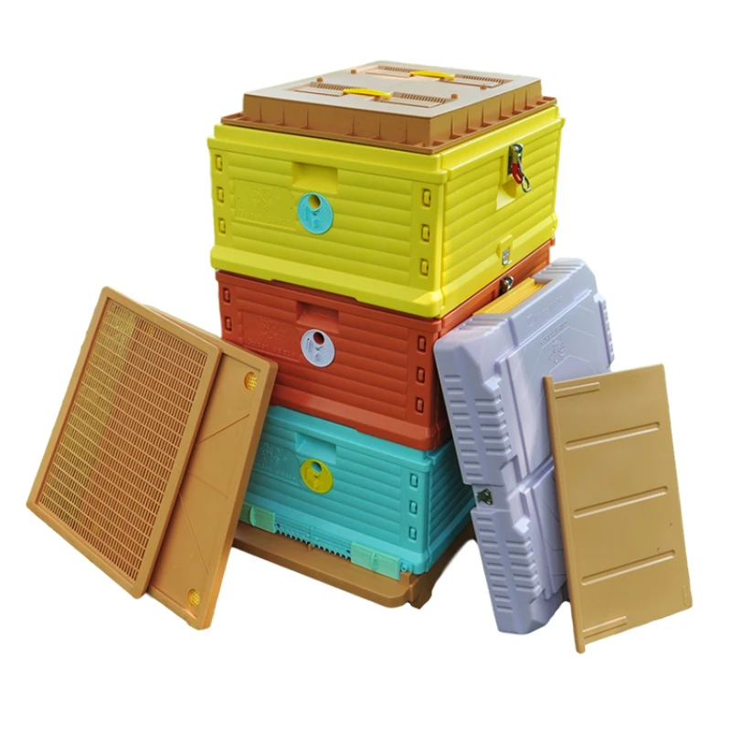 

Plastic Beehive Bee Universal Thickening Thermal Insulation Beehive Cross Frame Beehive Color Box Bee Barrel Beekeeping Tools