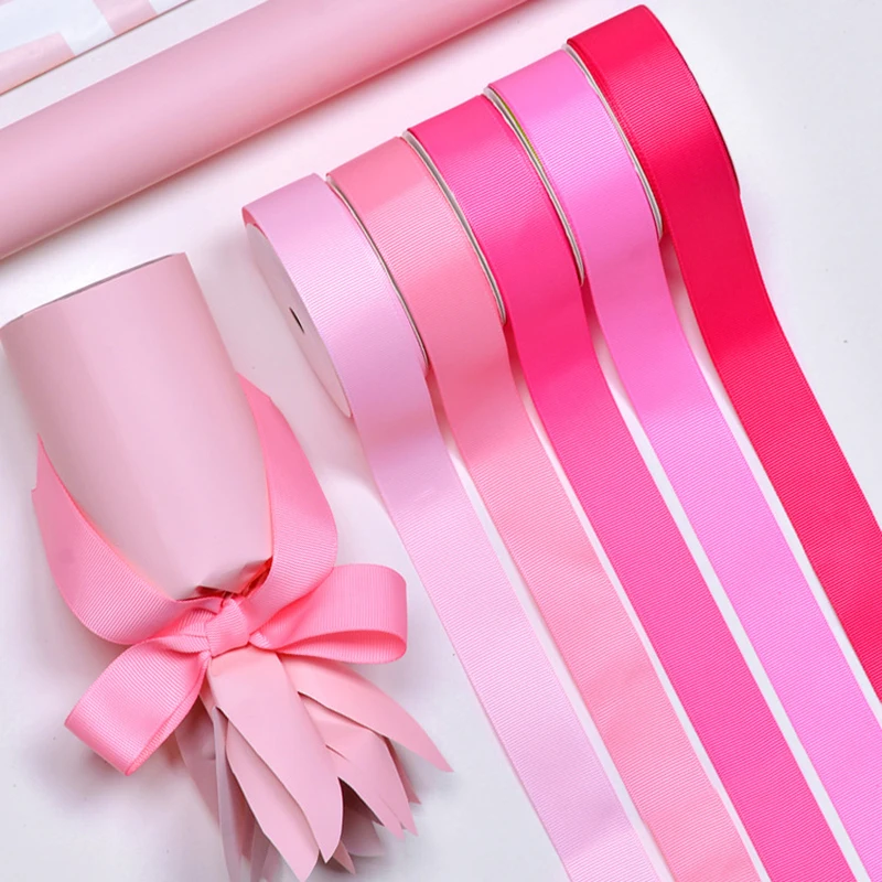 Pinks Grosgrain Ribbon 1/4 \