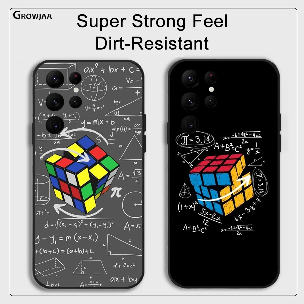 Cool M-Magic Cube Phone Case for Samsung Galaxy S24 Ultra S22 S23 Ultra S21 S20 Protective Silicone Funda