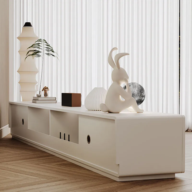 

White Mid Century Tv Stands Center Drawers Filing Wood Speaker Designer Tv Table Gamer Suporte Para Tv Chinese Style Furniture