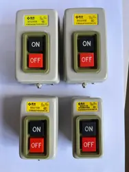 Start Push Button Switch AC220V 380V 3 phase BS211B BS216B BS230B Motor Control Start Stop ON-OFF 3.7KW