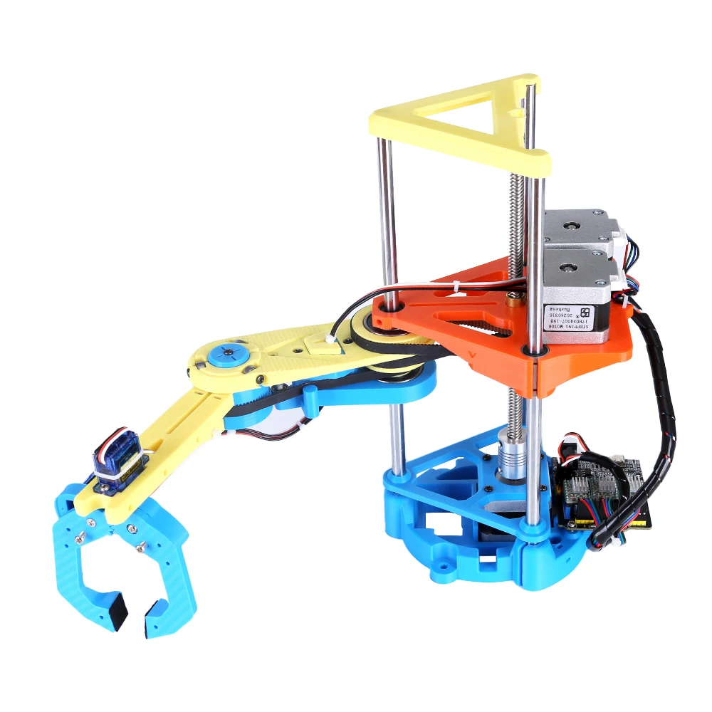 Multi Axis Scara Robot Arm 3D Printing Manipulator Model for Arduino Robot DIY Kit with Stepper Motor Claw Pyhton Programmable