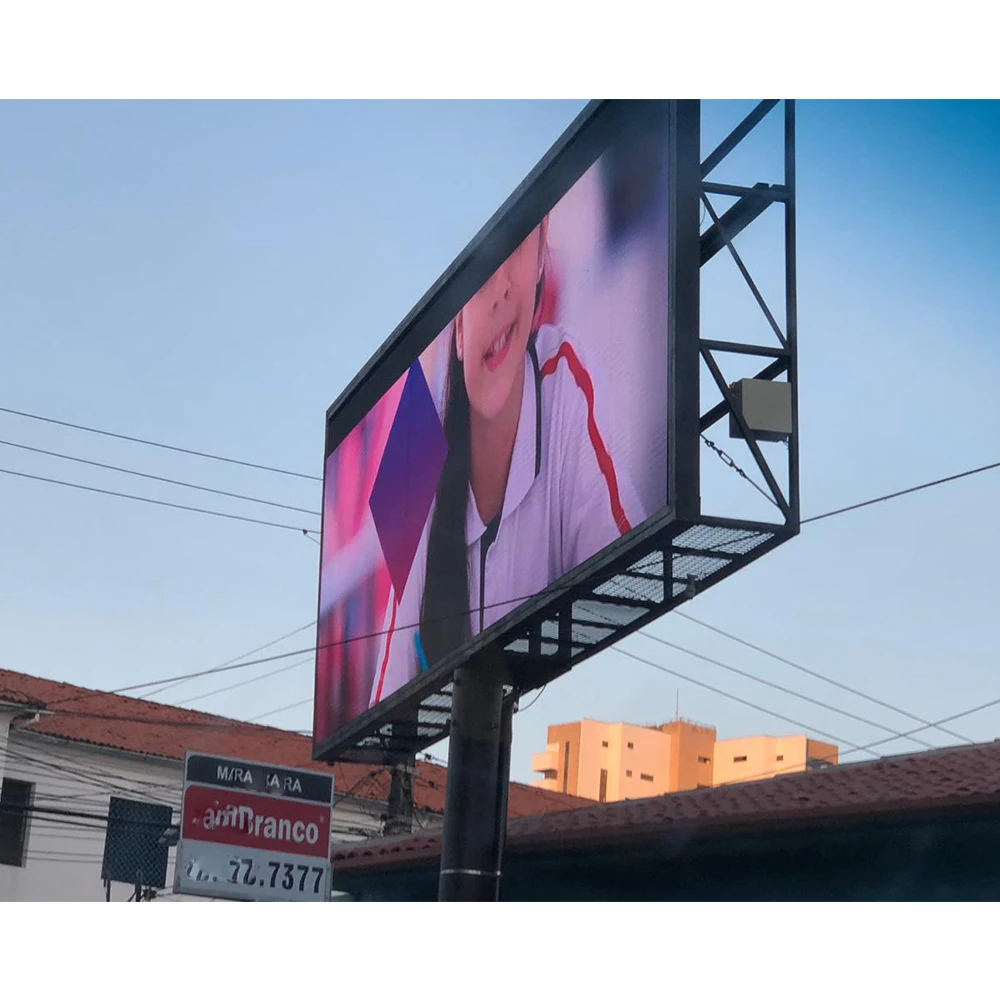 Power Saving Led Display Screen Low Power Consume Panels P6 P8 P10 Outdoor Big Advertisements Led Billboard