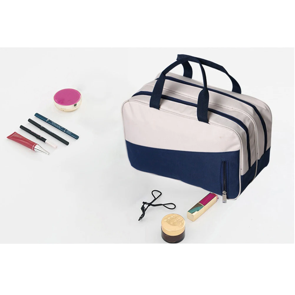 

Waterproof Sports Bag Large Capacity Wet Dry Swim Tote Bag Oxford Fabric PVC Lining Smooth Zipper Handles for Gym Pool Beach