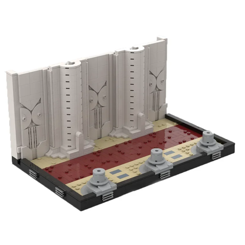 Moc Bausteine Tempel Korridor Modell Technologie Modulare Beliebte Star Film Blöcke Weihnachten Spielzeug DIY Sets Montage Geschenke