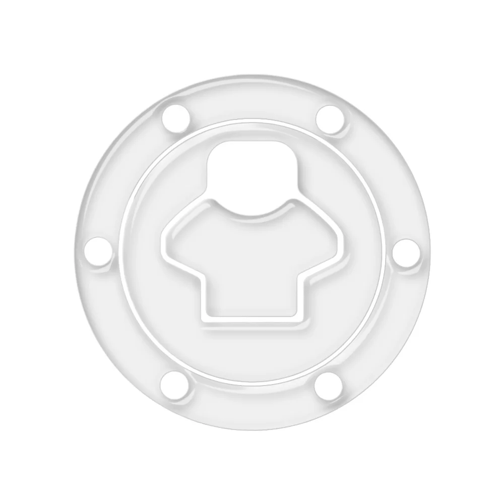 Transparent Motorcycle Boat Fuel Cap Protection Sticker for BMW Models Up To 2006 (6 Holes)