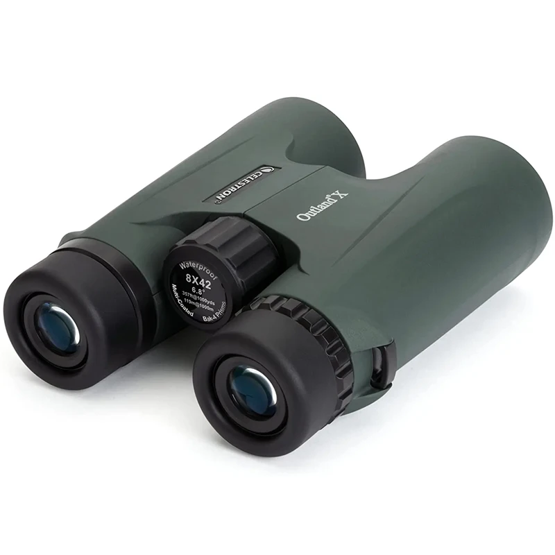 Celestron Outland X 8x42 10X42 Green Binoculars Waterproof & Fogproof Binoculars for Adults Multi-Coated Optics and BaK-4 Prisms - view 2
