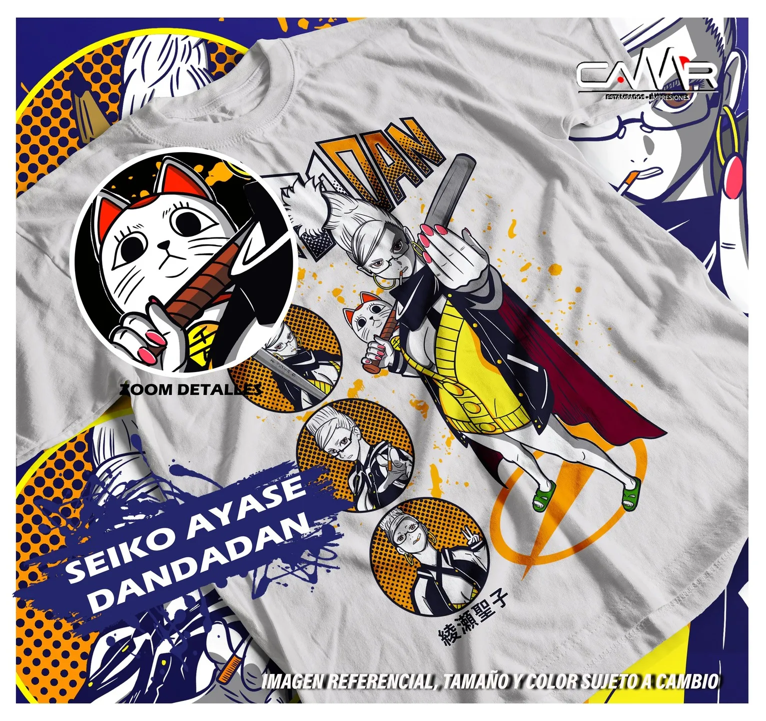 Seiko Ayase Dandadan Okarun T-shirt Momo Ayase Gift For Anime Fans Exclusive Shirt All Size 100 Cotton