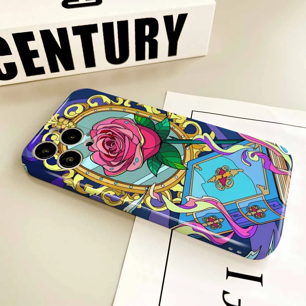 جديد الجمال والوحش لسامسونج A73 A71 A56 A55 A54 A53 A52S A51 A36 A35 A34 A33 A32 A31 A25 A24 A23 A22 A17 جراب هاتف