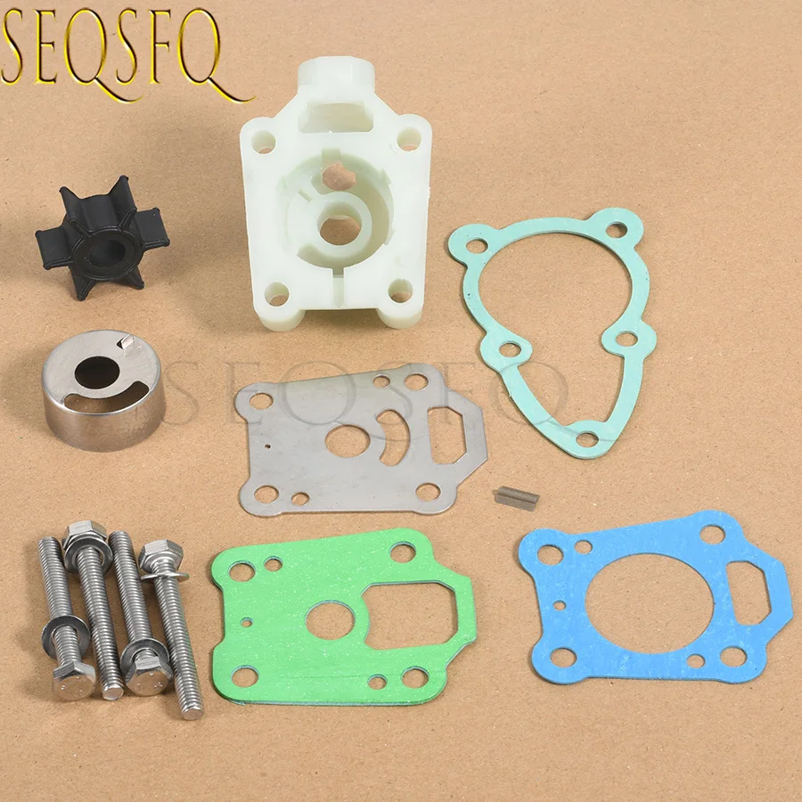 

Ремкомплект подвесного водяного насоса с корпусом 369-87322-0 для Nissan Tohatsu 4HP 5HP 6HP M4C MFS4B M5B MFS6B 369-87322 369873220M