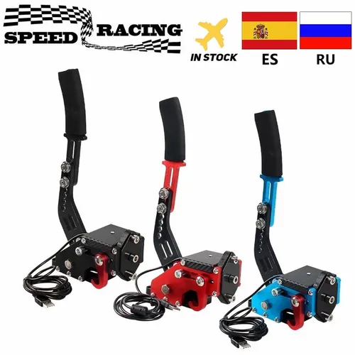 Sistema de Freno de Mano para Rally, Juegos de Carreras, Sensor de Efecto Hall, USB, SIM, Ordenador, Accesorio para Logitech G29, G27, G25, T300, T500, HB-1009